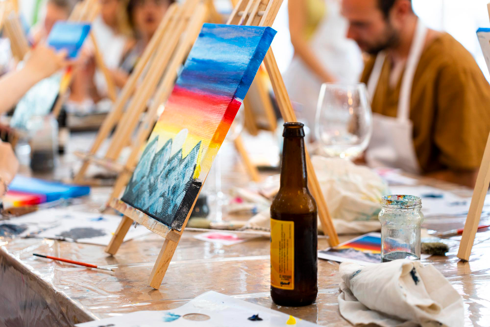 Welcome Winter with a Sip & Paint Night!